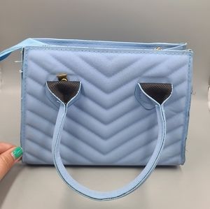 Baby blue blue small bag